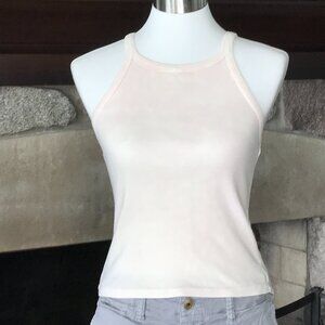 'Anthropologie' Pastel Pink Halter Top - Size Small